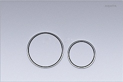 Aquatek Унитаз подвесной Дива AQ2012-00 в комплекте с инсталляцией Standard INS-0000012 с клавишей смыва KDI-0000019 хром матовый и крепления KKI-0000002 – фотография-3